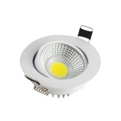 Zmr_5W COB LED Armatür Beyaz Kasa 3000K-6500K 450Lm_ 12161111