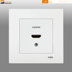 Karre Sıva Altı HDMI Konnektör (Beyaz I Krem)_Viko by Panasonic