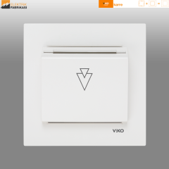 Karre Sıva Altı Energy Saver Standart (Gecikmeli, Röle Hariç) (Beyaz I Krem)_Viko by Panasonic