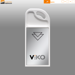 Karre Sıva Altı Energy Saver Standart - Anahtarlık (Logolu) (Beyaz I Krem)_Viko by Panasonic