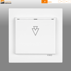 Karre Sıva Altı Energy Saver Mekanik Anahtarlı (Gecikmeli, 230V) (Beyaz I Krem)_Viko by Panasonic