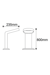 ACK_Teras 800 - Bahçe Armatürü_AG43-03202