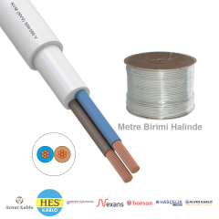 2x1.5mm²  NYM / Antigron (NVV) Kablo (1 Metre)_ ABKRTW68