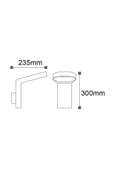 ACK_Teras 300 - Bahçe Armatürü_AG43-02902