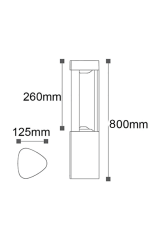ACK_Dallas 800 - Bahçe Armatürü_AG43-02302