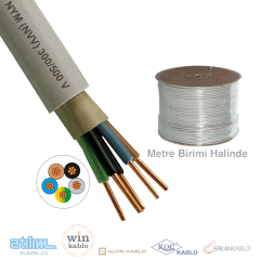 5x1.5mm²  NYM / Antigron (NVV) Kablo (1 Metre)_EMRSWY89