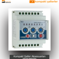 Kaçak Akım Algılama Rölesi-30mA/30A-110V/220V AC-Açma Zamanı: 0,05-5 sn-VELR Serisi Kompakt Şalter Aksesuarları_Viko by Panasonic