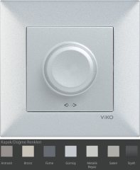 Trenda_Pro Dimmer RLC 20W-350W / VA (Mekanizma+Kapak/Düğme dahil, Çerçeve hariçtir)