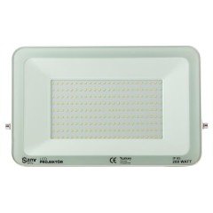 Zmr_200W Slim LED Projektör IP65 18000Lm_ 13121122 3000K-Sarı Işık