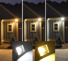 Zmr_200W Slim LED Projektör IP65 18000Lm_ 13121122 3000K-Sarı Işık