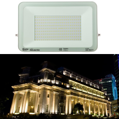 Zmr_200W Slim LED Projektör IP65 18000Lm_ 13121122 3000K-Sarı Işık