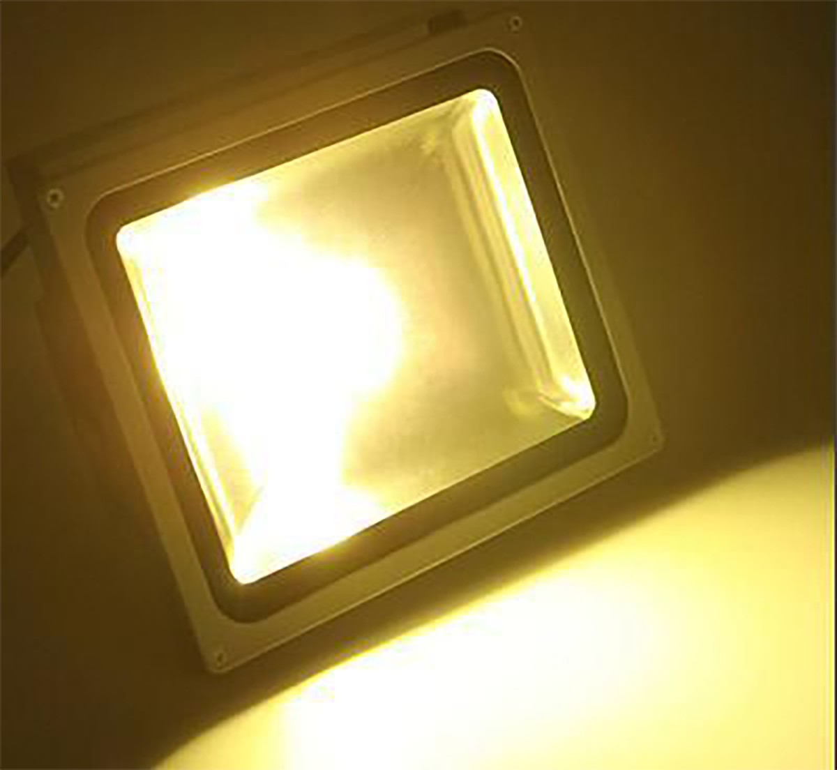 Zmr_200W Slim LED Projektör IP65 18000Lm_ 13121122 3000K-Sarı Işık