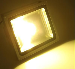 Zmr_200W Slim LED Projektör IP65 18000Lm_ 13121122 3000K-Sarı Işık