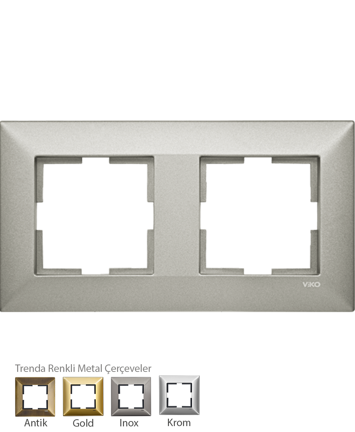 Trenda_İkili Çerçeve (Renkli Metal Çerçeveler)