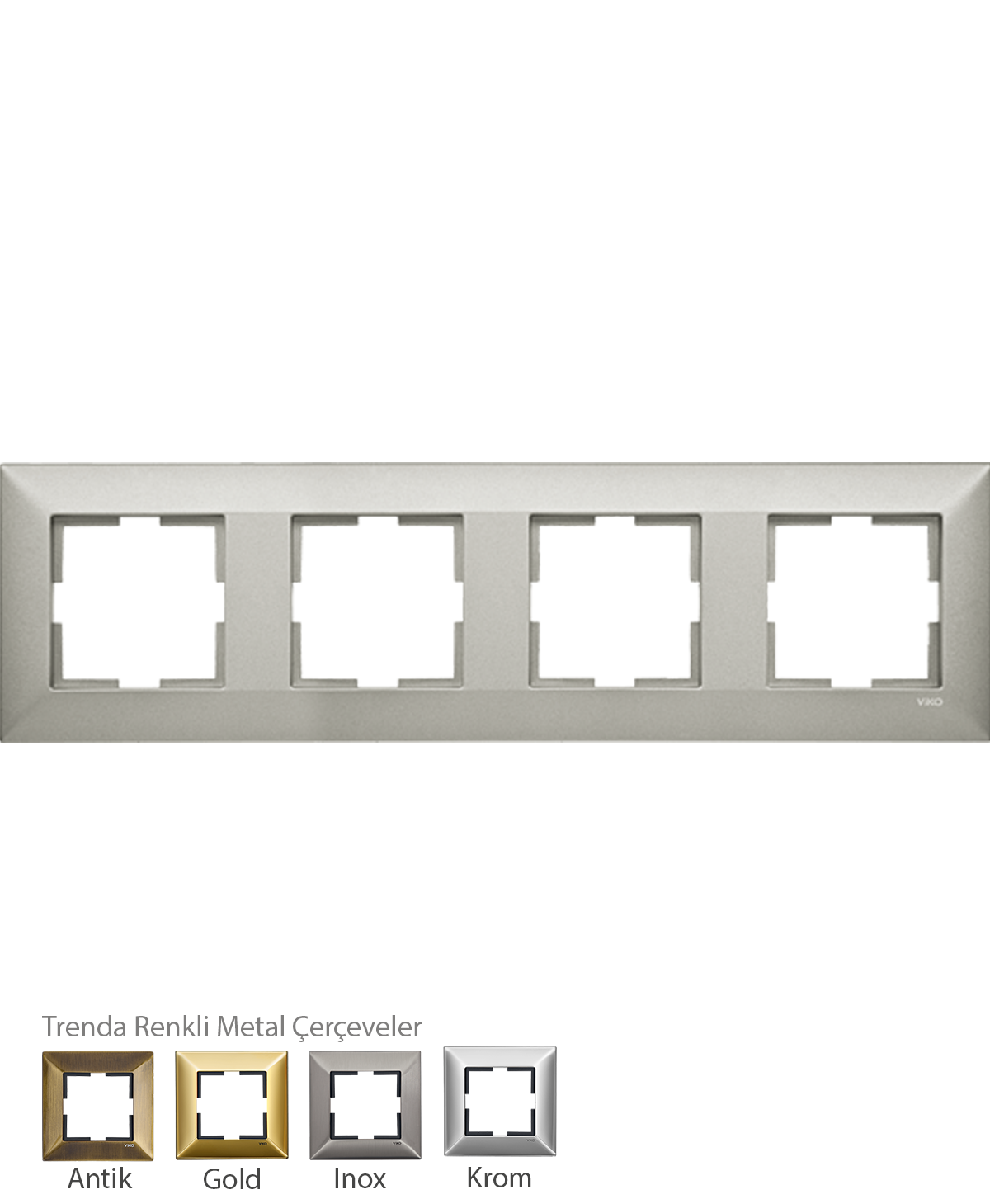 Trenda_Dörtlü Çerçeve (Renkli Metal Çerçeveler)