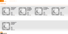 Rollina Sıva Altı Pro Dimmer RL 20-500W/VA Vavien (Beyaz I Krem)_Viko by Panasonic