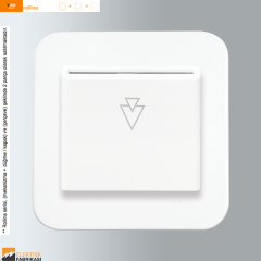Rollina Sıva Altı 13,56 MHz Energy Saver-5V ESCR (Beyaz I Krem)_Viko by Panasonic
