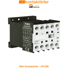 VTCM Mini Kontaktör-AC 230V-6A-2.2kW-T. Akım: 16A-Y. Kontakt: 1NC-Kontaktörler_Viko by Panasonic