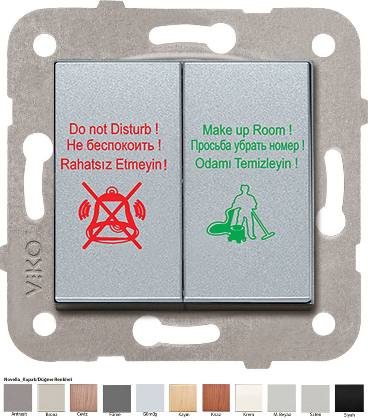 Novella_DND/MUR Komütatör (Mekanizma, Kapak, Mekanizma+Kapak)