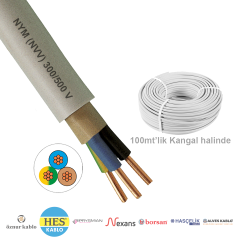 3x10mm²  NYM / Antigron (NVV) Kablo (100'lük)_ BDESTZ67