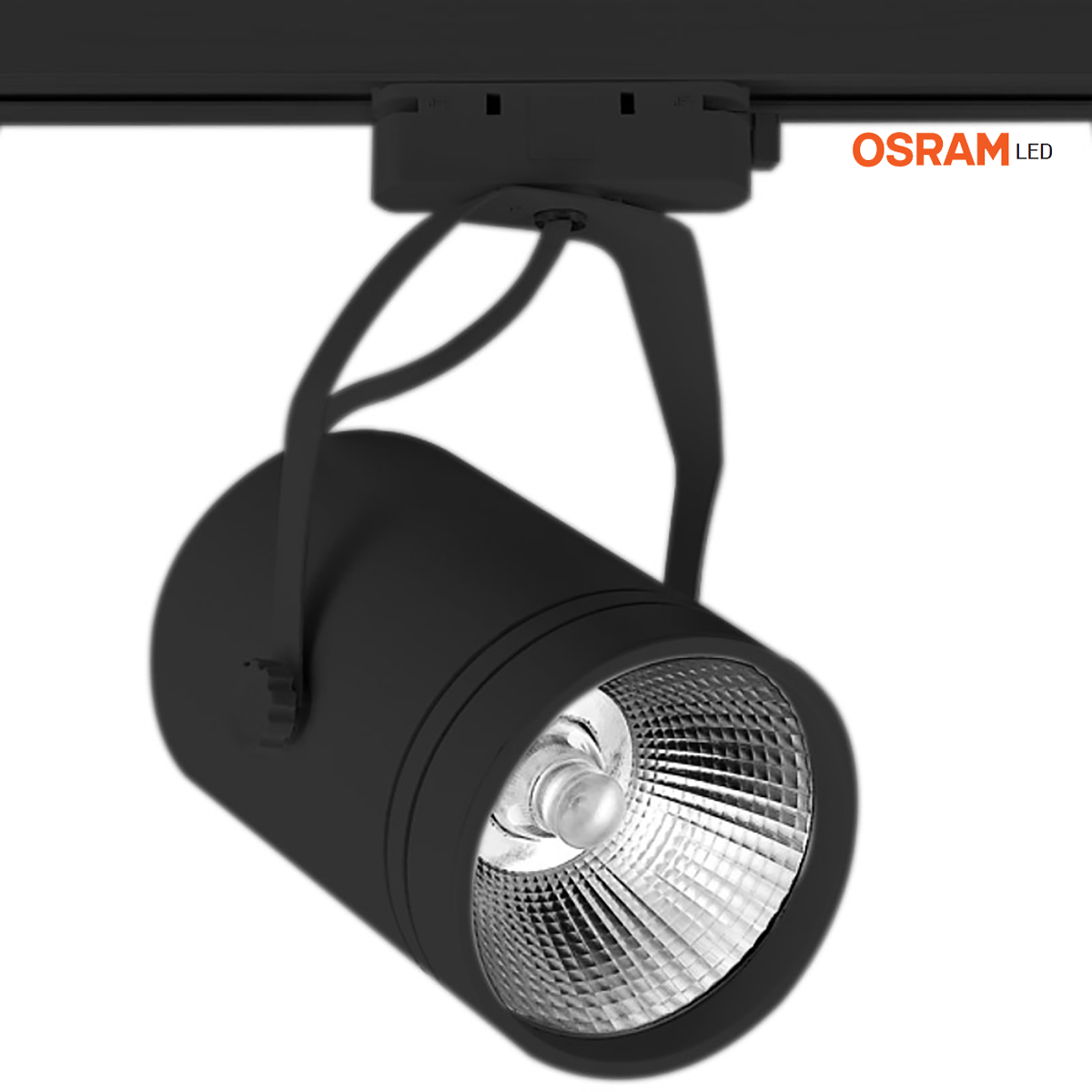 ACK_30W COB Osram LED Ray Spot Armatür Siyah Kasa 3600Lm_AD30-11901