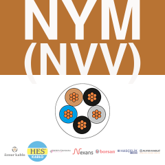 5x2.5mm²  NYM / Antigron (NVV) Kablo (100'lük)_ BFGVY189