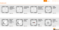 Linnera Sıva Altı 13,56 MHz RFID Energy Saver-5V (Beyaz I Krem)_Viko by Panasonic