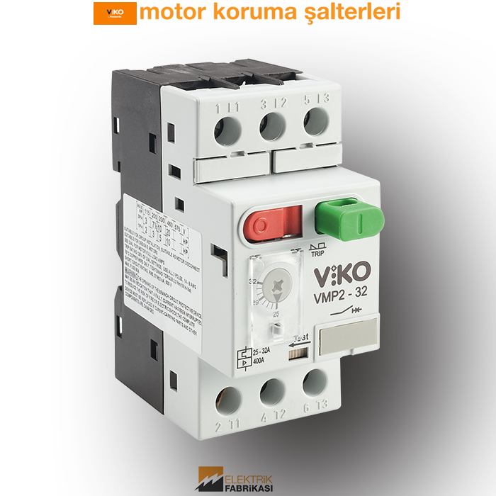 VPM2 Motor Koruma Şalteri (25.0…32.0A)-Termik-Manyetik Karakteristikli-MKŞ_Viko by Panasonic