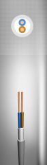 2x10mm² NVV(NYM) Kablo (HES) 300/500V M1000 PVC izoleli, çok damarlı, bakır iletkenli, tesisat kabloları