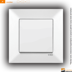 Meridian Sıva Altı Anahtar (Beyaz I Krem)_Viko by Panasonic