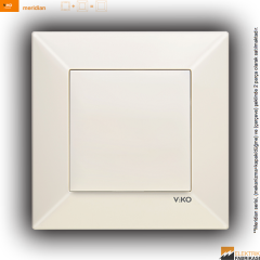 Meridian Sıva Altı Anahtar (Beyaz I Krem)_Viko by Panasonic