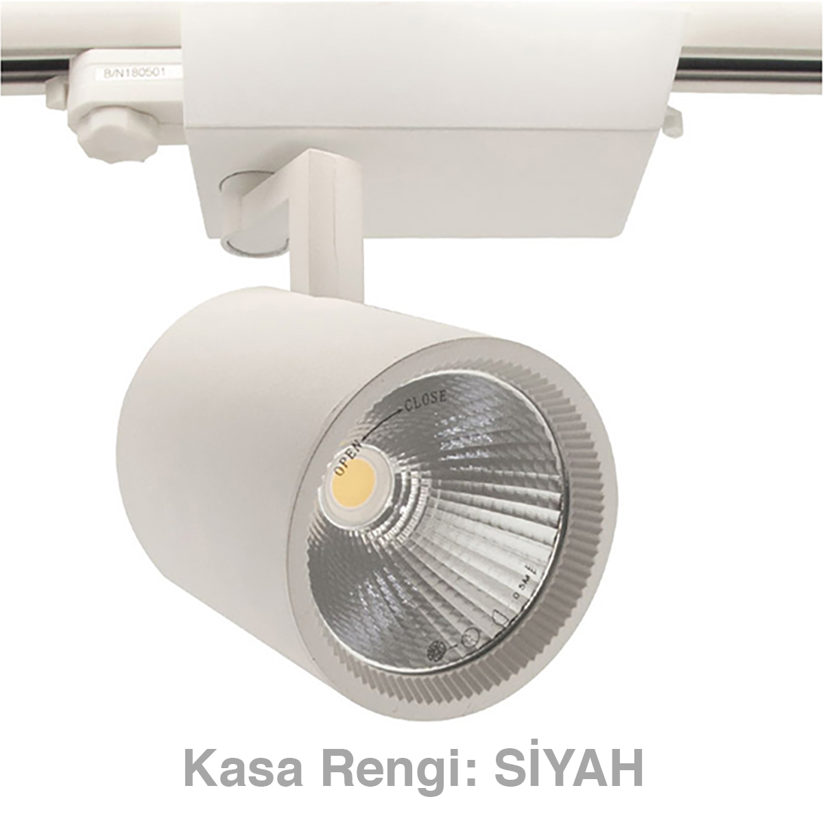 ACK_36W COB LED Trifaze Ray Spot Armatür Siyah Kasa 4050Lm_AD30-14801
