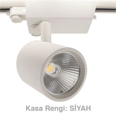 ACK_36W COB LED Trifaze Ray Spot Armatür Siyah Kasa 4050Lm_AD30-14801