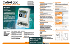 Monofaze Elektronik Elektrik Sayacı 1x10-60A-Elektrik Sayaçları_Viko by Panasonic