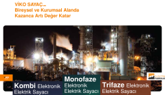 Trifaze Elektronik Direkt Elektrik Sayacı 3x5-100A-Elektrik Sayaçları_Viko by Panasonic