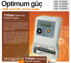 Trifaze Elektronik Direkt Elektrik Sayacı 3x5-100A-Elektrik Sayaçları_Viko by Panasonic