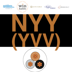 3x2.5mm²  NYY (YVV) Kablo (1 Metre)_ CFKMQTY5