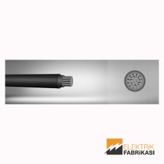 1x25mm² NAYY-YAVV Kablo Siyah 1000M 0.6/1 kV PVC İzoleli, Tek Damarlı, Çok Telli, Alüminyum İletkenli Kablolar