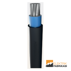 1x35mm² NAYY-YAVV Kablo Siyah 1000M 0.6/1 kV PVC İzoleli, Tek Damarlı, Çok Telli, Alüminyum İletkenli Kablolar