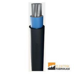 1x150mm² NAYY-YAVV Kablo Siyah 1000M 0.6/1 kV PVC İzoleli, Tek Damarlı, Çok Telli, Alüminyum İletkenli Kablolar