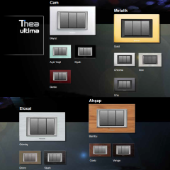 Thea Ultima Metalik Çerçeveler/Chrome