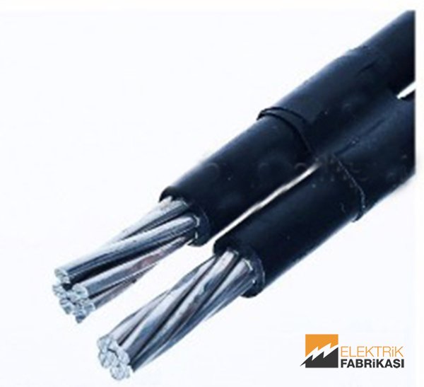 2x35mm² NAYY-YAVV Kablo Siyah 1000M 0.6/1 kV PVC İzoleli, Çok Damarlı, Çok Telli, Alüminyum İletkenli Kablolar