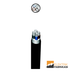 3x35+16mm² NAYY-YAVV Kablo Siyah 1000M 0.6/1 kV PVC İzoleli, Çok Damarlı, Çok Telli, Alüminyum İletkenli Kablolar