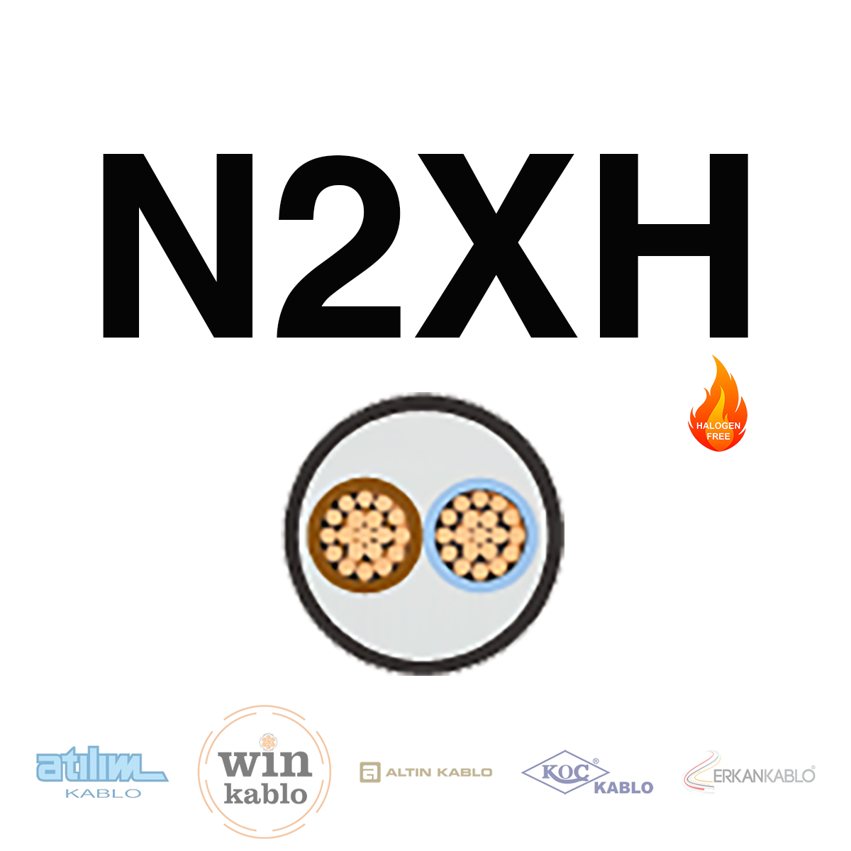 2x4mm² N2XH Kablo (1 Metre)_DFGHKSZ8