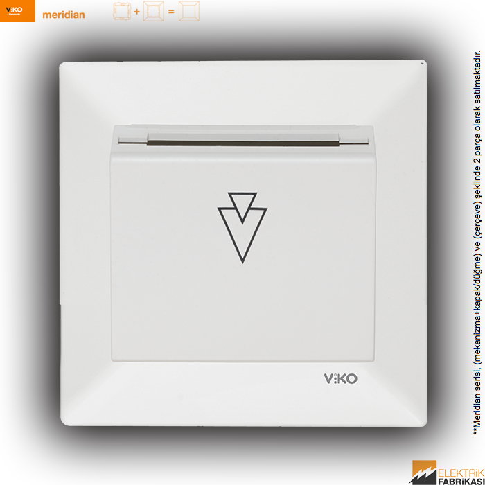 Meridian Sıva Altı Energy Saver Standart (Gecikmeli, Röle Hariç) (Beyaz I Krem)_Viko by Panasonic
