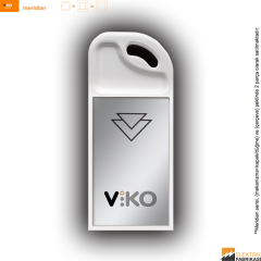 Meridian Sıva Altı Energy Saver Standart - Anahtarlık (Logolu) (Beyaz I Krem)_Viko by Panasonic