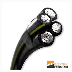 5x50mm² NAYY-YAVV Kablo Siyah 500M 0.6/1 kV PVC İzoleli, Çok Damarlı, Çok Telli, Alüminyum İletkenli Kablolar