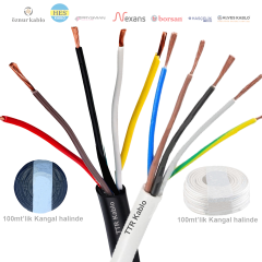 5x4mm²  TTR H05VV-F (NYMHY) Kablo (100'lük)_ AJMNXY23