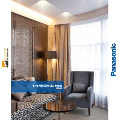 12W Yuvarlak Tip LED Panel - 3000K_Viko by Panasonic