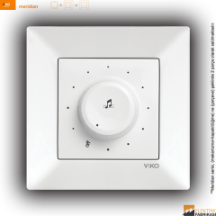Meridian Sıva Altı Müzik Yayın Anahtarı (Beyaz I Krem)_Viko by Panasonic